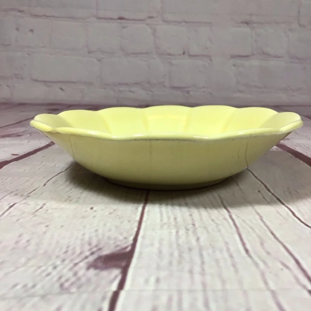 Vintage WS George Elmhurst Yellow Fruit Dessert Sauce Bowl